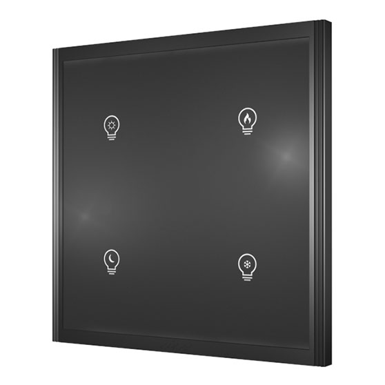 智能家居产品名称:触控开关,智能家居设备型号:920405/V4. YBB