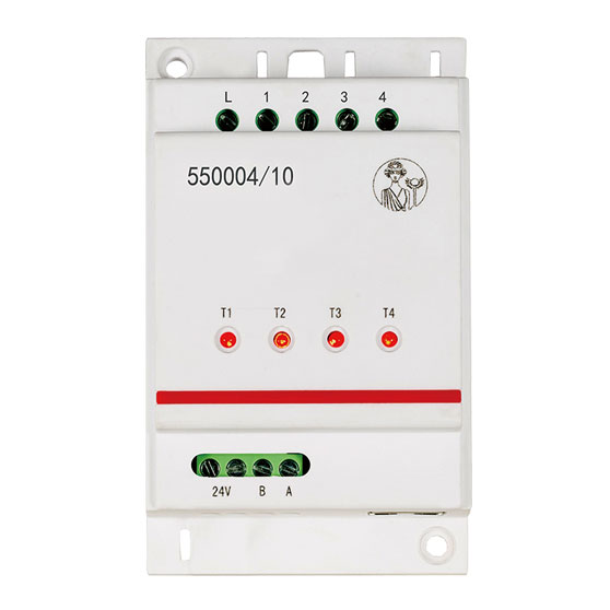 智能家居产品名称:导轨式灯光执行器,智能家居设备型号:550004/10