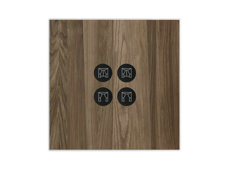 智能家居产品名称:2路窗帘,智能家居设备型号: